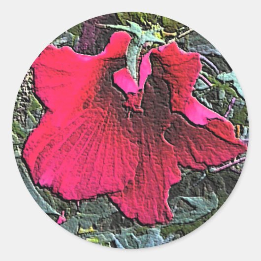Hibiscus Stickers (Voorkant)
