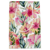 Hibiscus Summer Garden Medium Cadeauzakje (Voorkant)