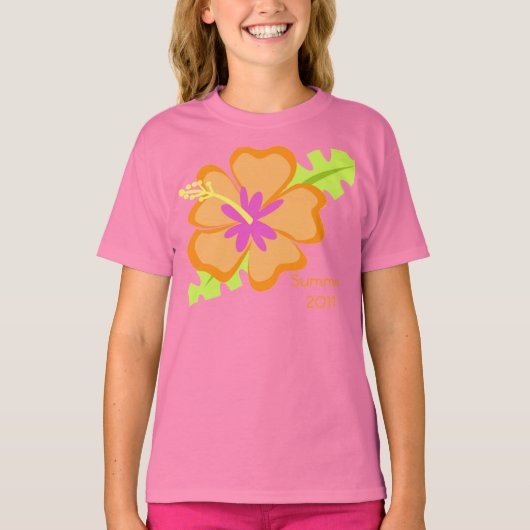 Hibiscus Summer of 2011 T-Shirt (Voorkant)