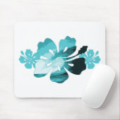 Hibiscus surf stijl muismat (Met muis)