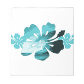 Hibiscus surf stijl notitieblok (Voorkant)