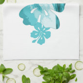 Hibiscus surf stijl theedoek (Gevouwen)