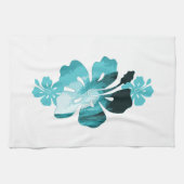 Hibiscus surf stijl theedoek (Horizontaal)