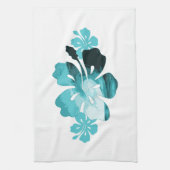 Hibiscus surf stijl theedoek (Verticaal)