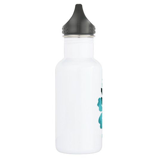 Hibiscus surf stijl waterfles  (Links)