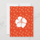 Hibiscus Surfboard Kaart (Achterkant)