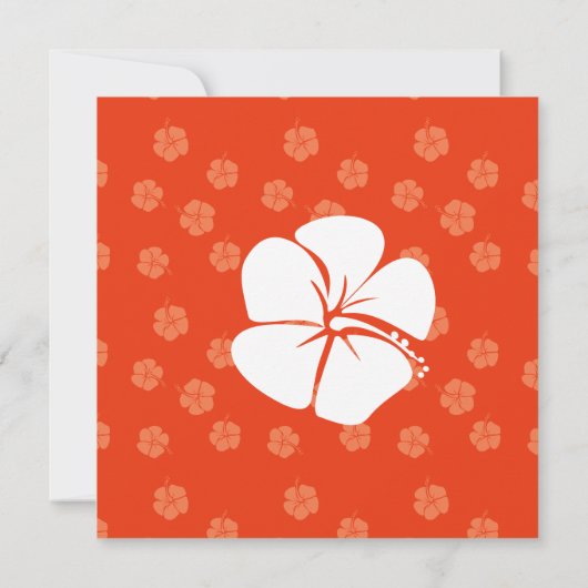 Hibiscus Surfboard Kaart (Achterkant)