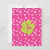 Hibiscus Surfboard Kaart (Achterkant)