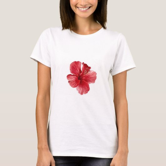 Hibiscus T-shirt (Voorkant)