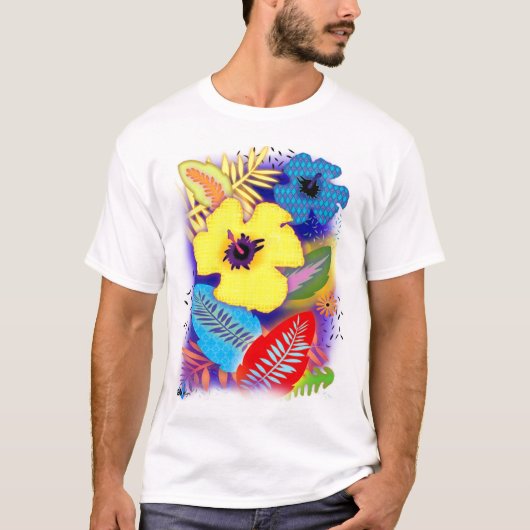 Hibiscus T-shirt (Voorkant)