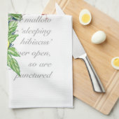 Hibiscus theedoek (Quarter Fold)