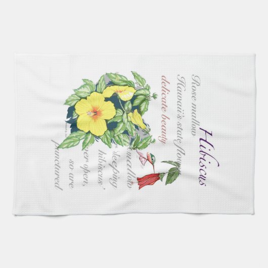 Hibiscus theedoek (Horizontaal)