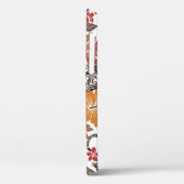 Hibiscus Tijger, exotisch patroon. Case-Mate iPhone Case (Achterkant / Links)