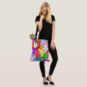Hibiscus Tote Bag (Op model)