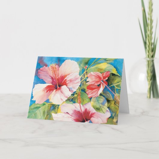 Hibiscus Triad Kaart (Voorkant)