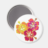 hibiscus trio magneet (Voorkant / Achterkant)