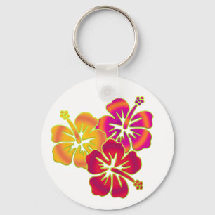 hibiscus trio sleutelhanger