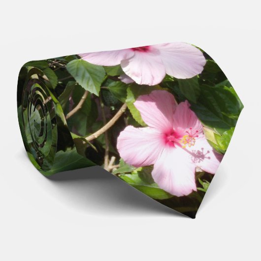 "Hibiscus Trio" Stropdas (Opgerold)