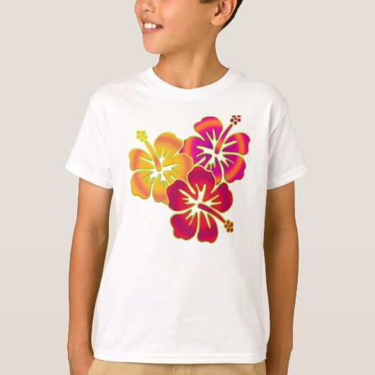 hibiscus trio t-shirt (Voorkant)
