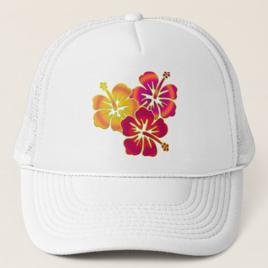 hibiscus trio trucker pet (Voorkant)