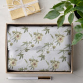 Hibiscus trionum bloempatroon tissuepapier (Geschenk)