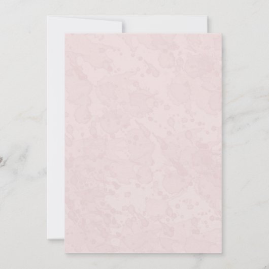 Hibiscus Tropical Bouquet Beach Weddenschap Kaart (Achterkant)