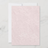 Hibiscus Tropical Bouquet Rehearsal Dinner Invite Kaart (Achterkant)