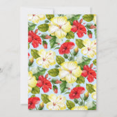 Hibiscus Tropical Floral Kaart (Achterkant)