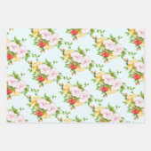 Hibiscus Tropical Floral Wedding Inpakpapier Vel (Voorkant)