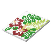 Hibiscus Tropical Flowers Notitieblok (Linkerzijde)