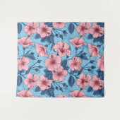 Hibiscus Tropisch Bloemmotief Wandkleed (Voorkant (horizontaal))