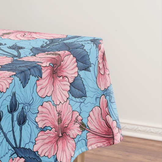 Hibiscus Tropisch Bloempatroon Tafelkleed (Voorbeeld)