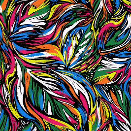 Hibiscus Tropisch gebladerte Turquoise Blauw en gr Rond Kussen