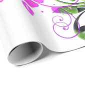 Hibiscus tropische bloem cadeaupapier (Rol Hoek)