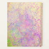 Hibiscus tropische bloem - roze goud schattig planner (Achterkant)