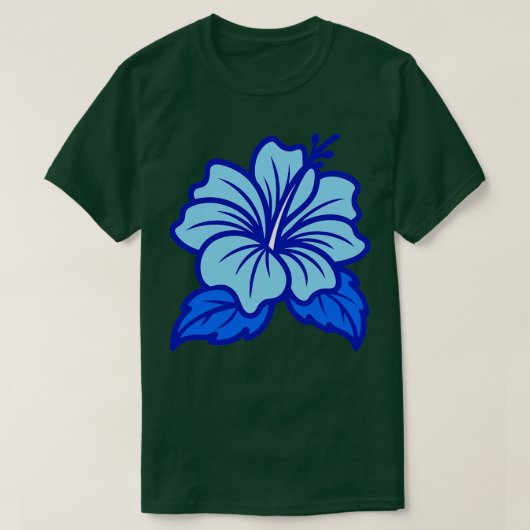 Hibiscus TShirt 10 (Design voorkant)