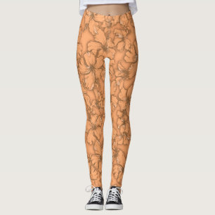 Hibiscus Tuin Hawaïaans Tropisch Bloemen Leggings