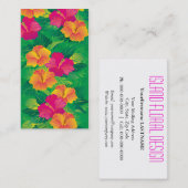 hibiscus tuin visitekaartje (Voorkant / Achterkant)