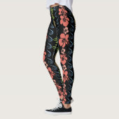 Hibiscus-ventilator met ananas leggings (Links)