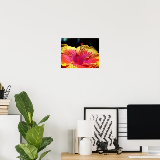  Hibiscus-ventilator Poster (Thuiskantoor)