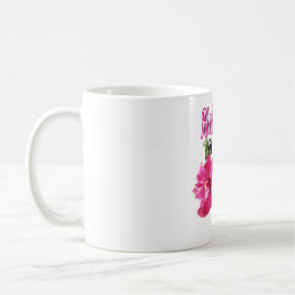 Hibiscus vierkante wandklok koffiemok