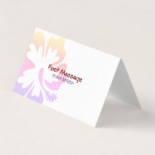 Hibiscus Visitekaartje (Voorkant)