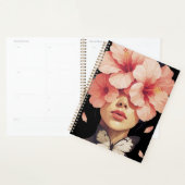 Hibiscus & Vlinder – Moderne Bloemige Botanische K Planner (Display)