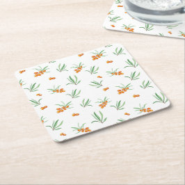 Hibiscus Waterverf Botanisch Bloeiend Naadloos Kartonnen Onderzetters