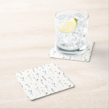 Hibiscus Waterverf Botanisch Bloeiend Naadloos