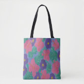 Hibiscus Waterverf Canvas tas (Voorkant)
