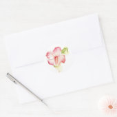 Hibiscus Waterverf Sticker (Envelop)