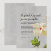  hibiscus Wedding-uitnodigingen Kaart (Voorkant / Achterkant)