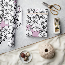 Hibiscus Wrapping Paper Cadeaupapier