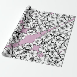Hibiscus Wrapping Paper Cadeaupapier